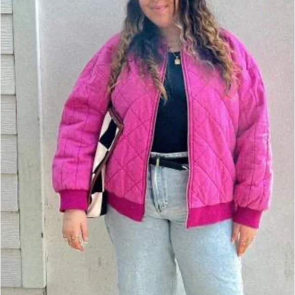 wild fable Jackets Coats Womens Oversized Woven Quilted